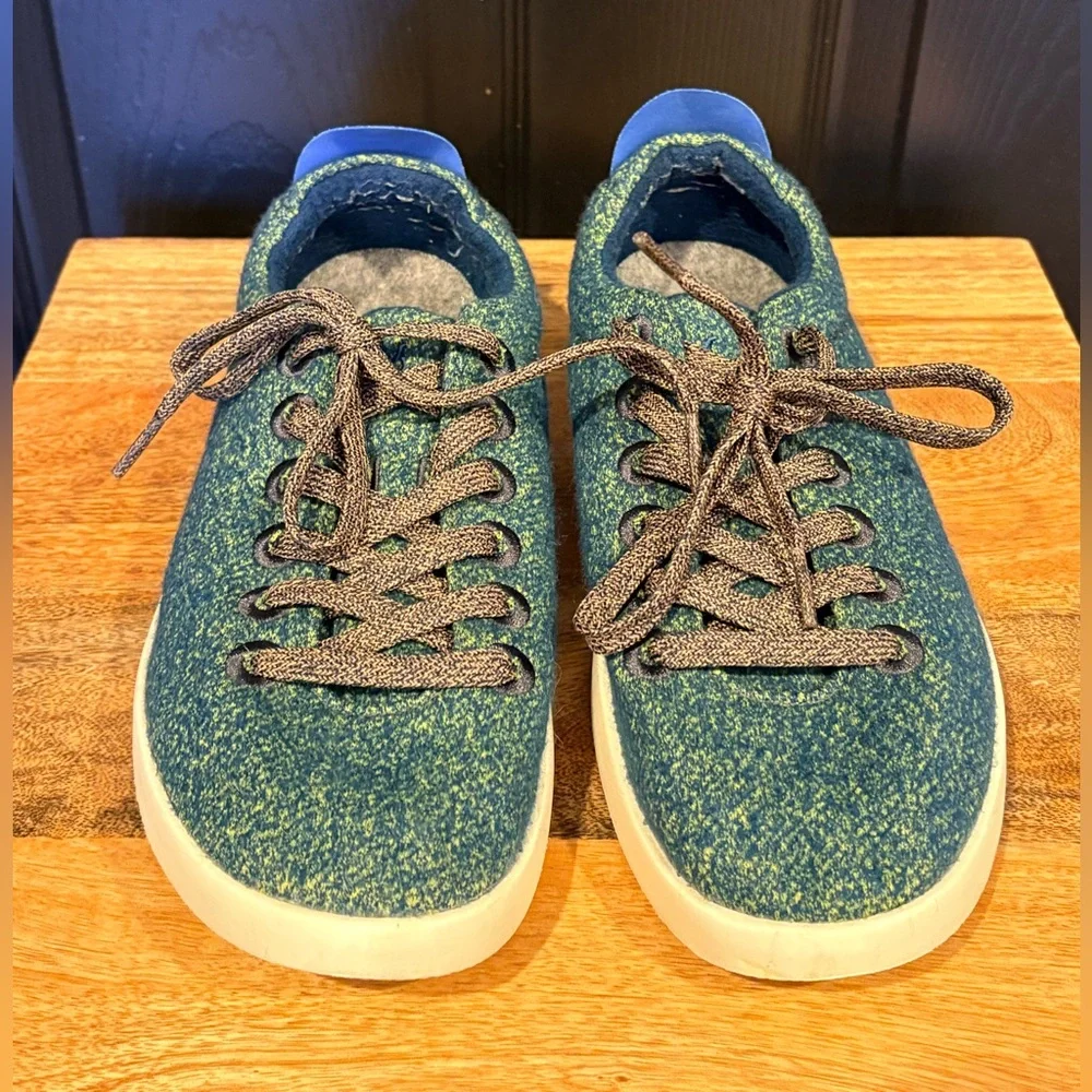 Allbirds Wool Piper sneaker in a garden blue 9